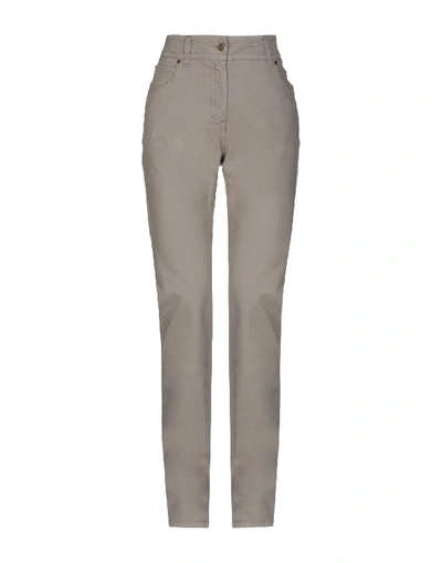 Alviero Martini 1a Classe Denim Pants In Khaki