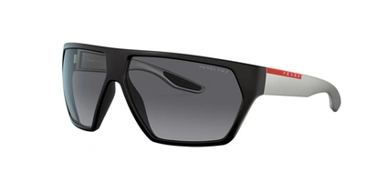 Prada Grey Gradient Polarized Sport Mens Sunglasses Ps 08us 4535w1 67 In Polar Grey Gradient