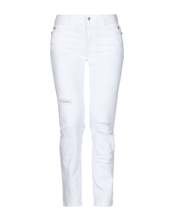 Just Cavalli Denim Pants In White | ModeSens