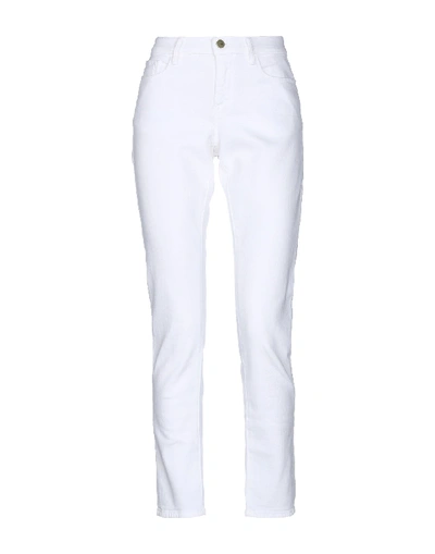 Frame Denim Pants In White