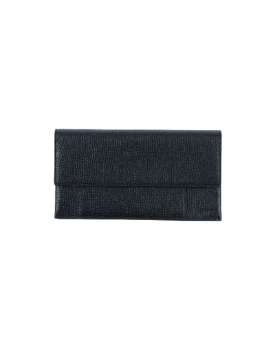 Jil Sander Checkbook Holder In Black