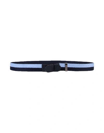 Tod's Fabric Belt In Dark Blue
