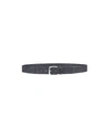 Orciani Leather Belt In Black