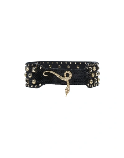 Philipp Plein High-waist Belt In Black