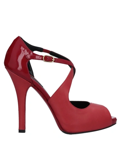 Dolce & Gabbana Sandals In Red