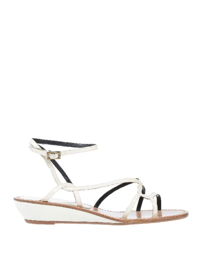 Marc By Marc Jacobs Sandals In Ivory