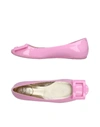 Roger Vivier Ballet Flats In Pink