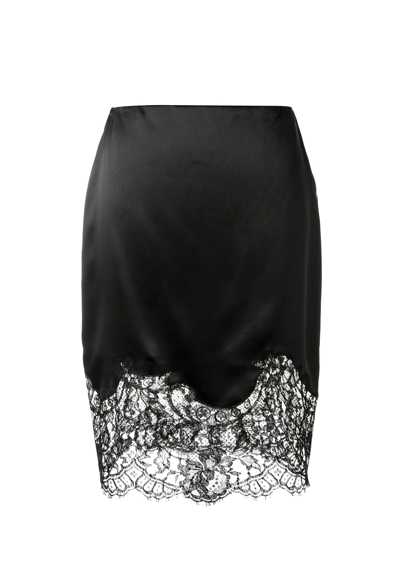 Givenchy Lace Panel Pencil Skirt | ModeSens