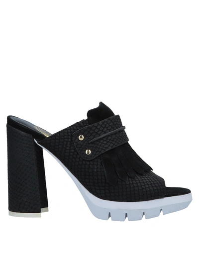 Scervino Street Sandals In Black