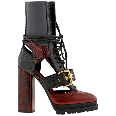 Burberry Ankle Boots In Multi