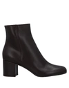 Gianvito Rossi Ankle Boot In Dark Brown