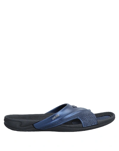 Arena Slippers In Dark Blue