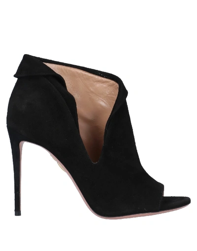 Aquazzura Ankle Boot In Black