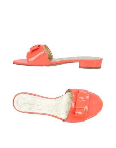 Atelier Mercadal Sandals In Salmon Pink