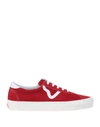 Vans Sneakers In Red