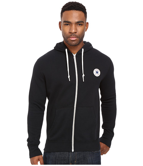 converse core full zip hoodie