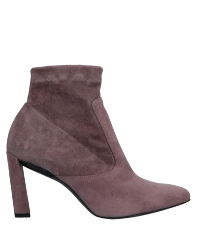 Robert Clergerie Ankle Boots In Dove Grey