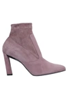 Robert Clergerie Ankle Boot In Mauve