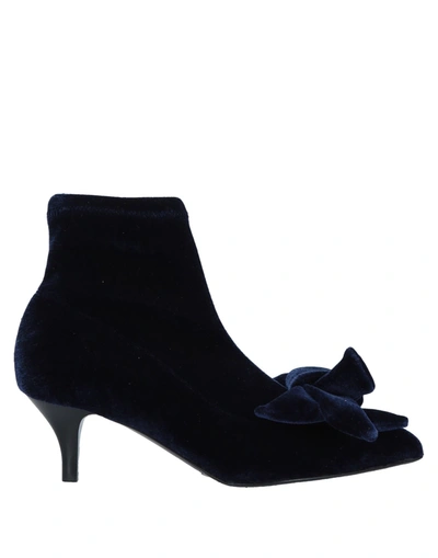 Alberto Gozzi Ankle Boot In Dark Blue
