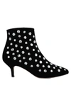 Polly Plume Ankle Boots In Black