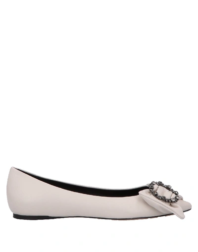 Isabel Marant Ballet Flats In White