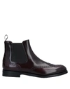 Church's Ankle Boot In Maroon