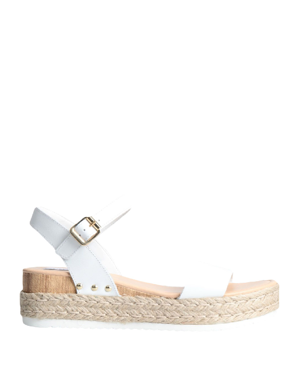 steve madden white wedges
