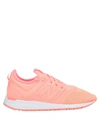 New Balance Sneakers In Salmon Pink