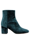Twinset Ankle Boots In Green