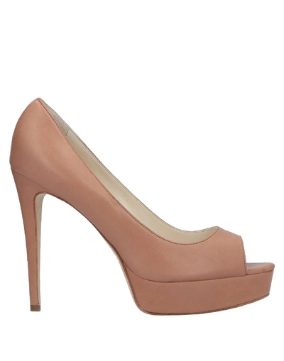 Brian Atwood Pump In Pale Pink