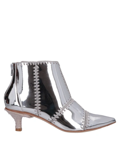 Ras Ankle Boots In Silver