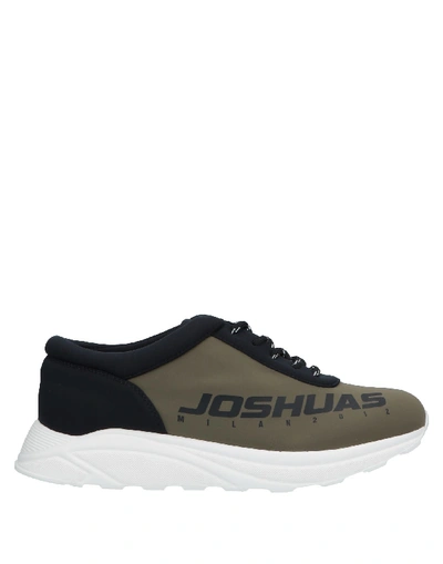 Joshua Sanders Joshua*s Sneakers In Military Green