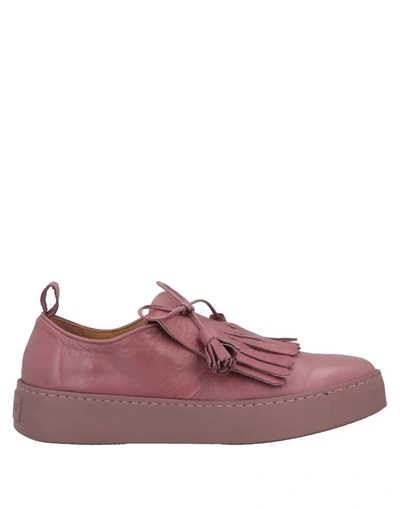 Pomme D'or Loafers In Pastel Pink