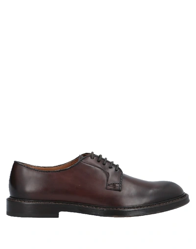 Doucal's Lace-up Shoes In Brown