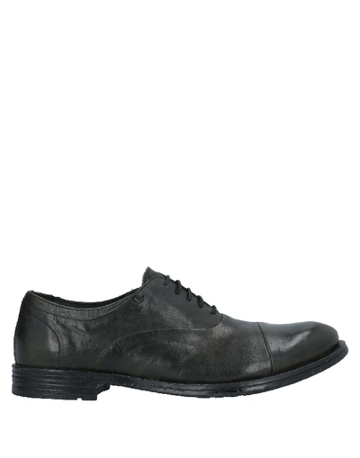Pawelk's Laced Shoes In Dark Green