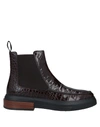 Tod's Ankle Boot In Dark Brown