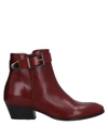 Barbara Bui Ankle Boot In Brick Red