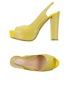 Aldo Castagna Sandals In Yellow