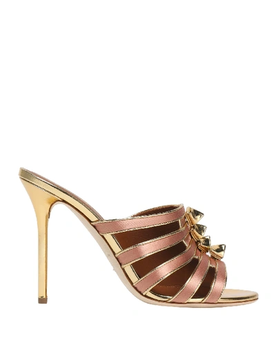 Malone Souliers Sandals In Pastel Pink