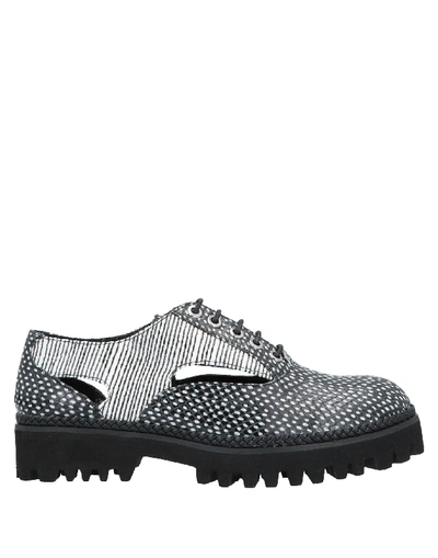Scervino Street Laced Shoes In Black