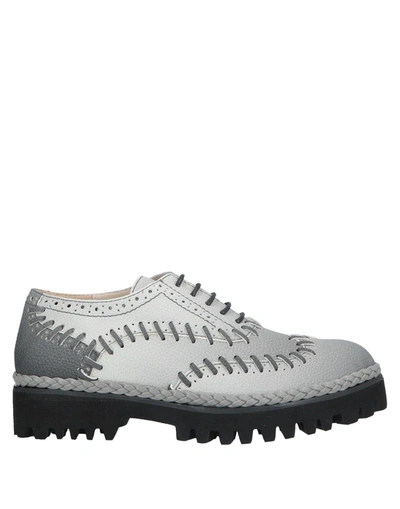 Scervino Street Laced Shoes In Grey