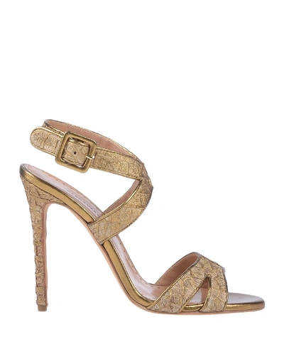Alexa Wagner Sandals In Gold