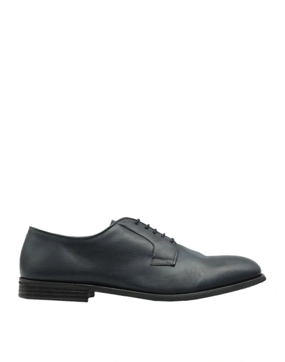 Pawelk's Lace-up Shoes In Dark Blue
