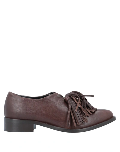 Alysi Laced Shoes In Dark Brown