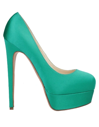 Brian Atwood Pump In Emerald Green