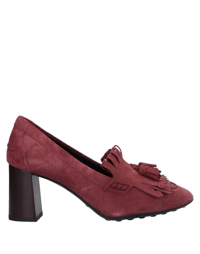 Tod's Loafers In Pink