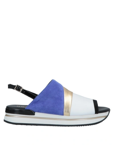 Hogan Sandals In Blue