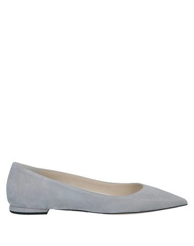 Deimille Ballet Flats In Light Grey