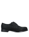 Emporio Armani Lace-up Shoes In Black