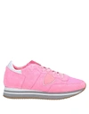 Philippe Model Sneakers In Fuchsia